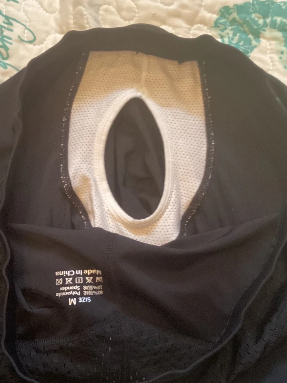 Black medium jammer , mesh sides super comfortable with support